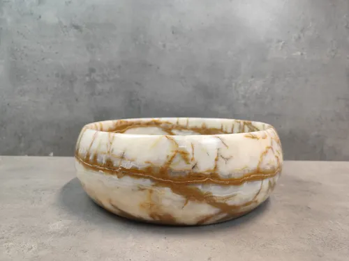 Onyx Marmor Waschbecken