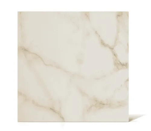 Unsere Fliese Calacatta Gold Mini in den Masen 40x40 cm