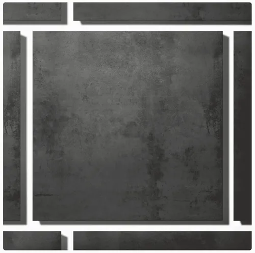 Unsere XXL Fliese Pier Iron in den Masen 118x118 cm