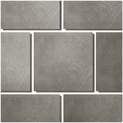 Unsere Fliese Pietra Grey in den Masen 40x40 cm