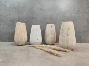 vasen - Travertin Vase "schlicht und chic"