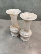 Onyx Marmor Alabaster Vase "LUMINA" – Ansicht 3