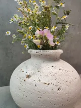 Exklusive Travertin-Vase "Amphora" – Ansicht 3