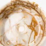 Vintage Copper Shell | Marmor Waschbecken – Ansicht 9