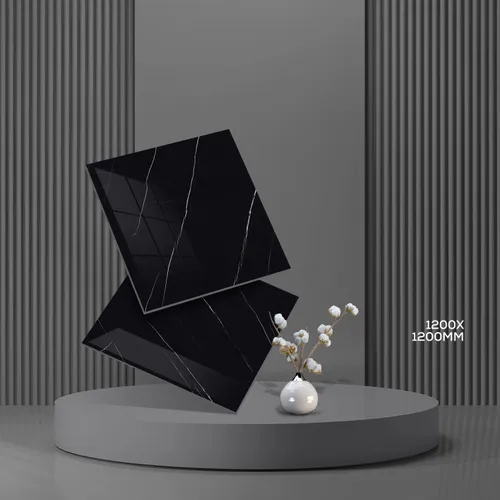Black Marquina 120x120cm – Ansicht 1