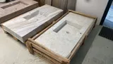 XXL Marmor Waschtische Massive Unikate aus Handarbeit – Ansicht 1