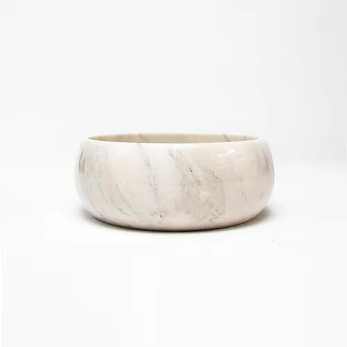 White Copper Shell | Mamor Waschbecken – Ansicht 1