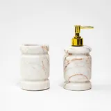 Accessoires | Marmor Seifenspender Set "Exquisite" – Ansicht 6