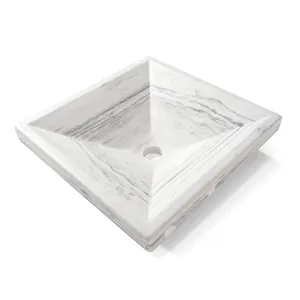 waschbecken - Tar White Steep | Marmor Waschbecken