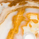 Vintage Copper Shell | Marmor Waschbecken – Ansicht 6