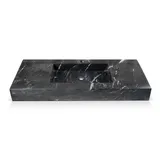 Midnight Obsidian | XXL Marmor Waschbecken – Ansicht 1